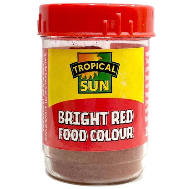 Tropical Sun Food Colour Powder (Bright Red) 25g - Asian Online Superstore UK