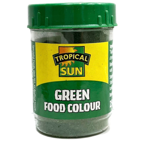 Tropical Sun Food Colour Powder (Green) 25g - Asian Online Superstore UK