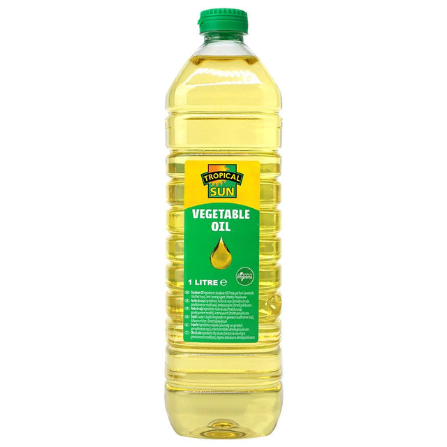Tropical Sun Vegetable Oil (Cooking oil) 1L - Asian Online Superstore UK
