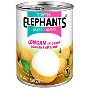 Twin Elephants Longan in Syrup (Whole) 565g | Asian Grocery UK