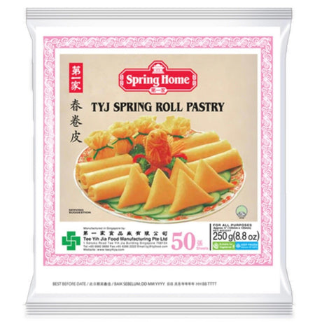 TYJ Spring Roll Pastry (5” - 50 Sheets) - 250g - Asian Online Superstore UK