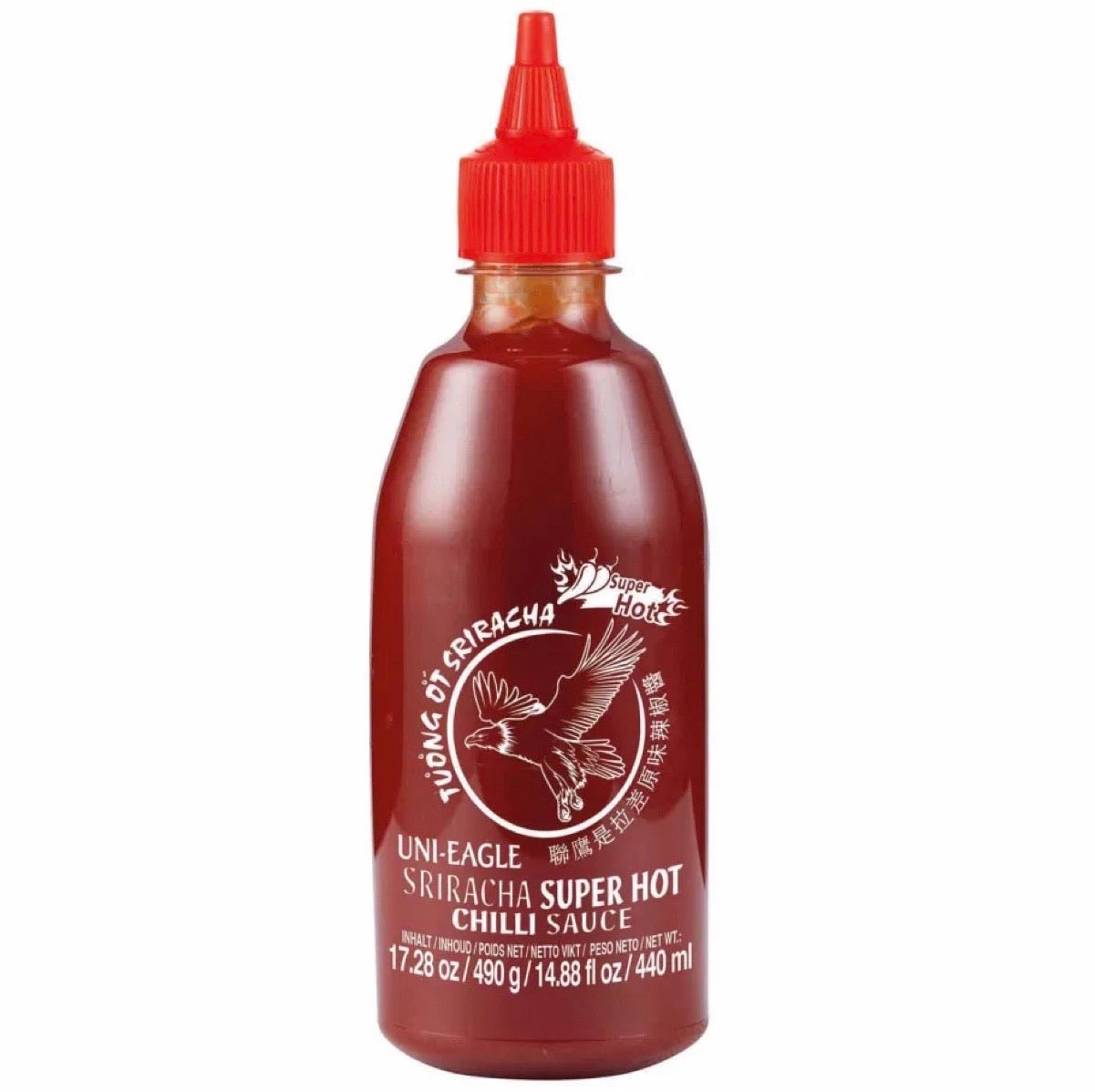 Uni - Eagle Sriracha Super Hot Chilli Sauce 440ml - Asian Online Superstore UK