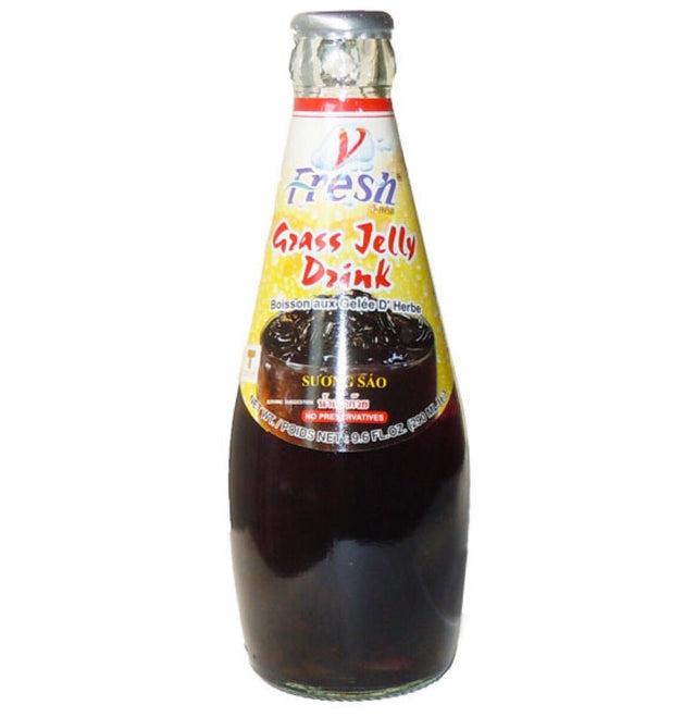 V - Fresh Grass Jelly Drink 290ml - Asian Online Superstore UK