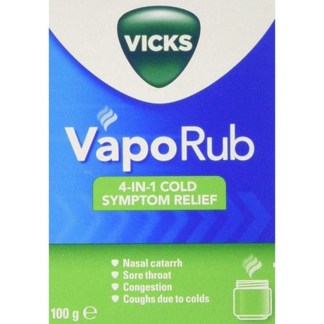 Vicks VapoRub 4 - in - 1 Cold Symptom Relief 50g - Asian Online Superstore UK