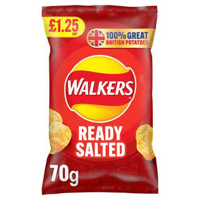 Walkers Ready Salted (RRP:1.25) 70g | Asian Grocery UK
