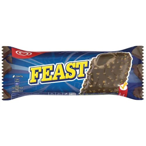 Walls Feast Original Chunky Chocolate Ice Cream Sticks 90ml - Asian Online Superstore UK