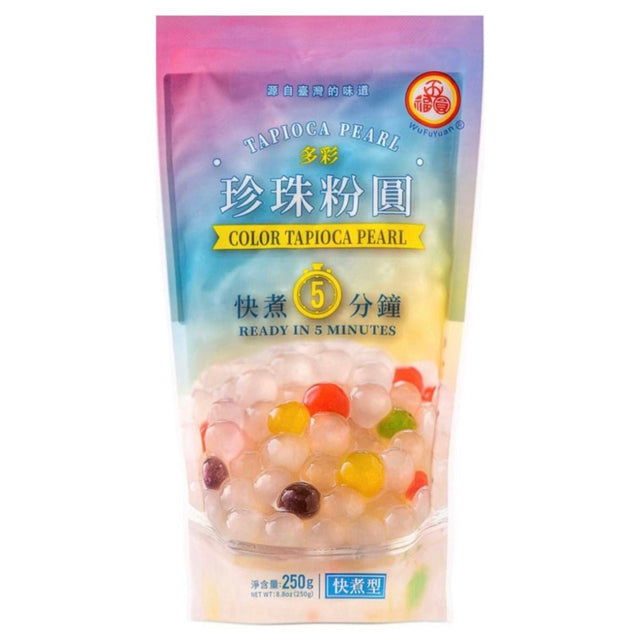 WFY Wu Fu Yuan Tapioca Pearl (Assirted Colour) 210g - Asian Online Superstore UK