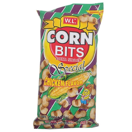W.L. Corn Bits Chicken Flavour 70g - Asian Online Superstore UK