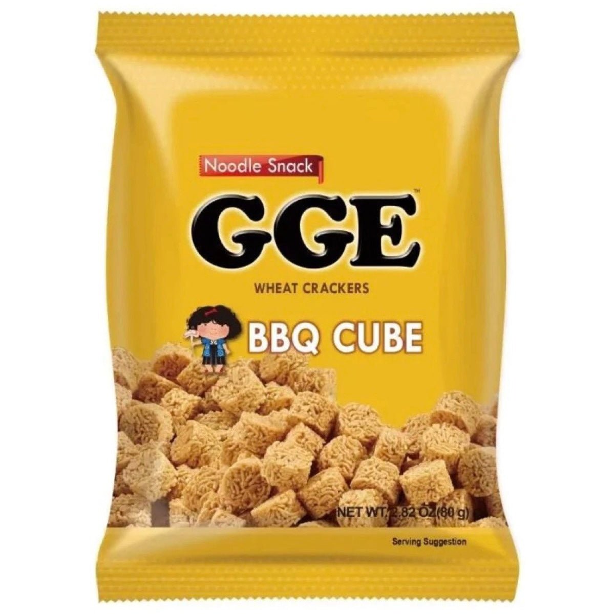 WL GGE Wheat Cracker Cube BBQ Flavour 80g - Asian Online Superstore UK