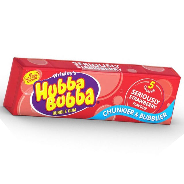 Wrigley’s (HB) Hubba Bubba Strawberry Bubble Gum 35g - Asian Online Superstore UK
