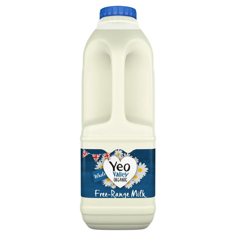 Yeo Valley Organic Free - Range Whole Milk 1L - Asian Online Superstore UK