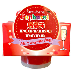 YJW Popping Boba Strawberry 130g | Asian Grocery UK