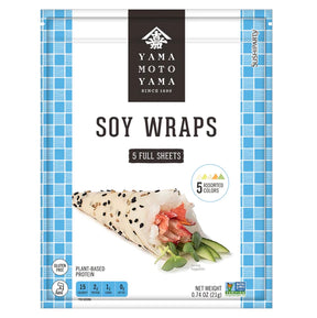 (YMY) Yamamoto Yama Soy Wraps 5 Assorted Colors (10 Half Sheets)21g | Asian Grocery UK