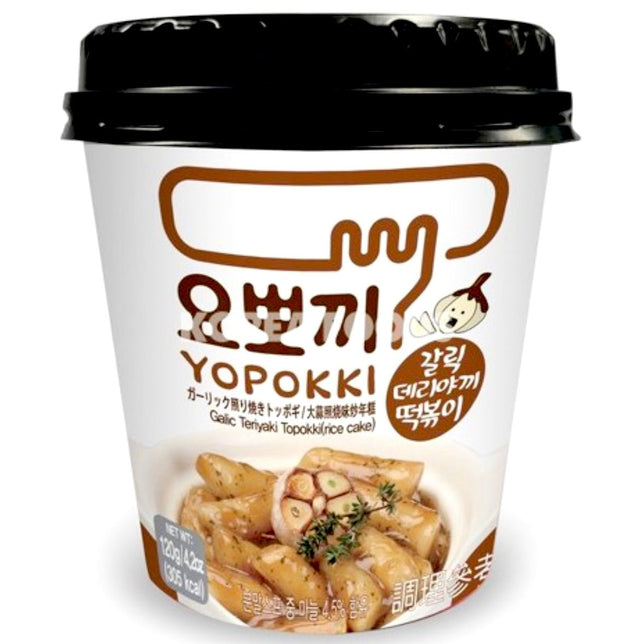 Youngpoong Yopokki Cup Garlic Teriyaki Topokki (Rice Cake)120g - Asian Online Superstore UK