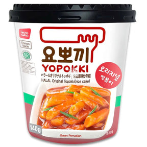 Youngpoong Yopokki Halal Original Topokki (Rice Cake)140g | Asian Grocery UK