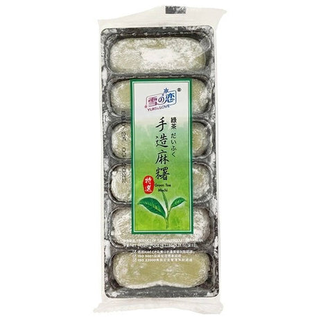 Yuki & Love (SG) Handmade Mochi Green Tea 180g - Asian Online Superstore UK