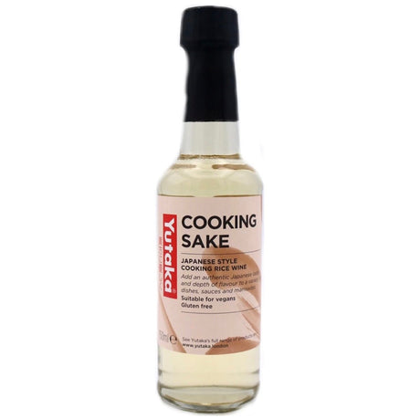 Yutaka Cooking Sake (Rice Wine 13.5% alc.) 150ml - Asian Online Superstore UK