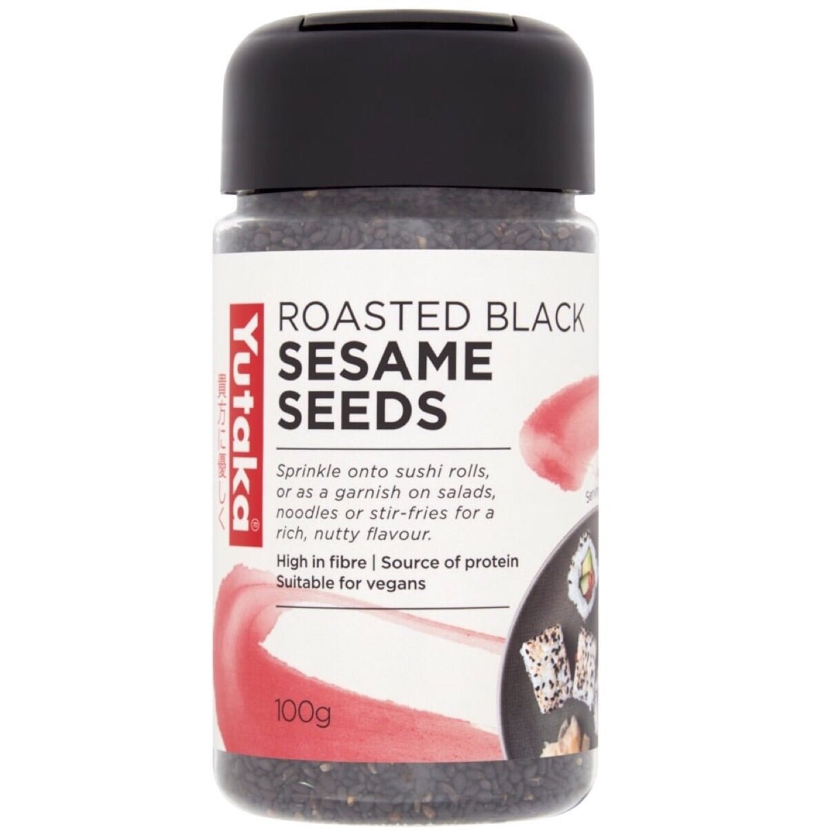 Yutaka Roasted Black Sesame Seeds 100g - Asian Online Superstore UK