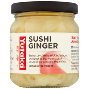Yutaka Sushi Ginger (Pickled Ginger Slices) 190g | Asian Grocery UK